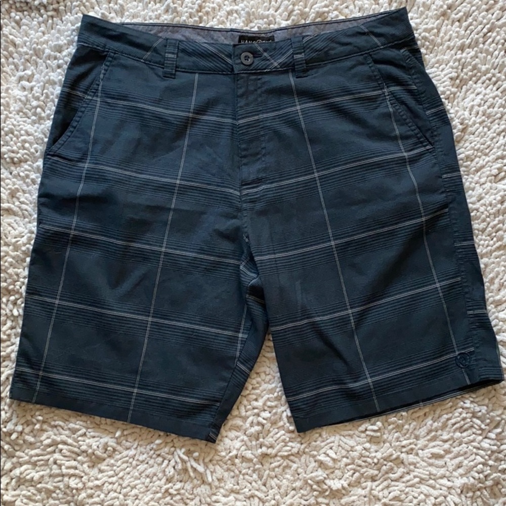 Hang Ten Blue Plaid Shorts Size 36